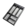 ORGA-LINE Organizador em inox para gavetas TANDEMBOX, com 6 compartimentos