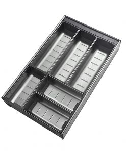 ORGA-LINE Organizador em inox para gavetas TANDEMBOX, com 6 compartimentos