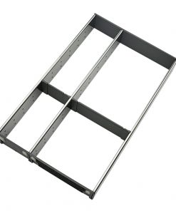 ORGA-LINE Organizador em inox para gavetas TANDEMBOX, com 4 compartimentos