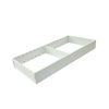 AMBIA-LINE Divisor e organizador  de gavetas, com 2 compartimentos. Padrões variados - Branco seda