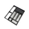 ORGA-LINE Organizador em inox para gavetas, com 8 compartimentos. Profundidade de até 47,6 cm.