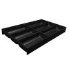 AMBIA-LINE Divisor e organizador  de gavetas, com 6 compartimentos. Padrões variados - Preto terra