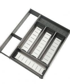 ORGA-LINE Organizador em inox para gavetas TANDEMBOX, com 7 compartimentos