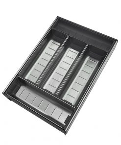 ORGA-LINE Organizador em inox para gavetas TANDEMBOX, com 5 compartimentos